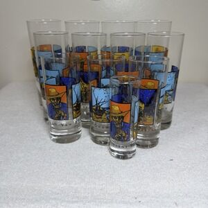 Spirits By Vincent Van Gogh 12 Highball Drink Glasses Barware